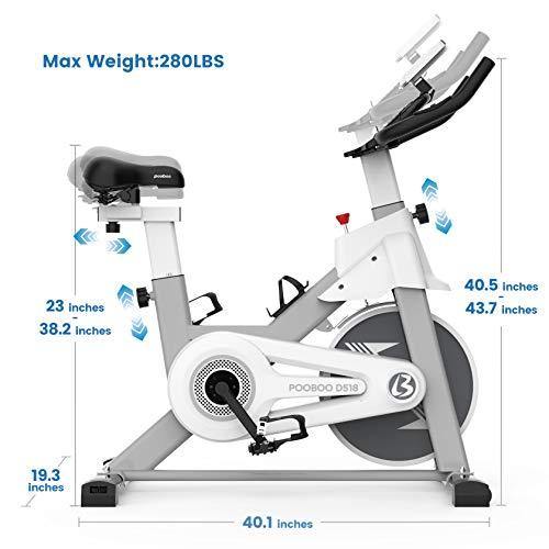 pooboo Indoor Cycling Bike with Magnetic Resistance Exercise Bikes Stationary - JOY2ESpree