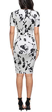
                        
                          Load image into Gallery viewer, FORTRIC Women Printing Church Business Office Work Elegant Bodycon Pencil Dress
                        
                      