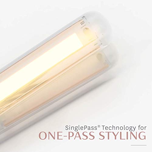T3 - SinglePass Compact Styling Iron (White & Rose Gold)