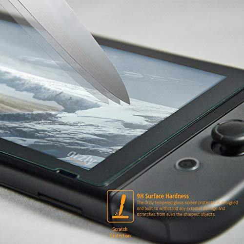 Orzly Glass Screen Protectors compatible with Nintendo Switch - JOY2ESpree