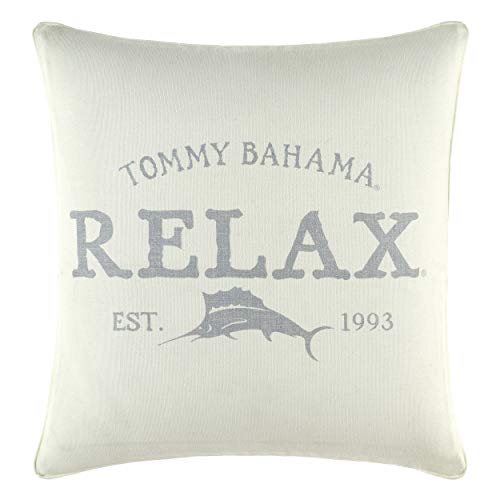 Tommy Bahama Relax Throw Pillow, 18x18, Grey