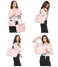 
                        
                          Load image into Gallery viewer, Women Fashion Handbags Wallet Tote Bag Shoulder Bag Top Handle Satchel Purse Set 4pcs
                        
                      
