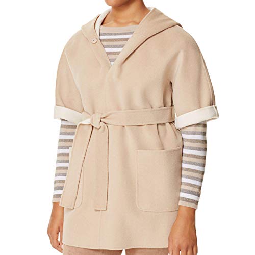 MARINA RINALDI Women's Nadia Short Sleeve Coat, Beige