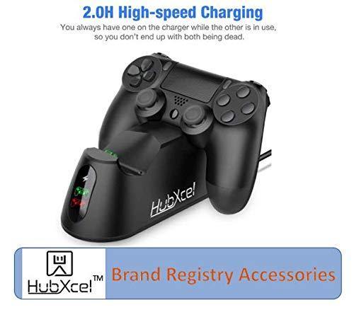 2020 Playstation 4 PS4 Slim 1TB Console Holiday Bundle with Hubxcel Charging Dock Bundle - JOY2ESpree
