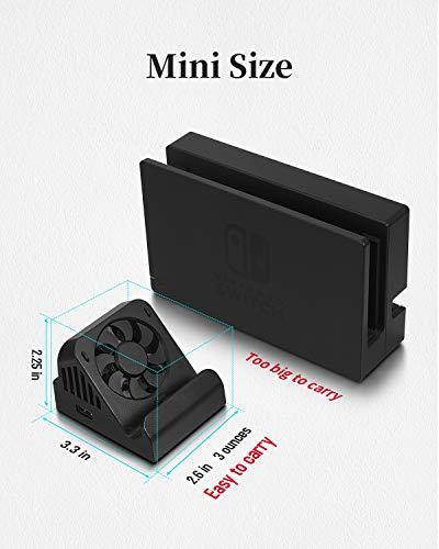 Switch Dock, TV Projection Charging Dock for Switch, Cooling Fan Compact 4K HDMI Adapter - JOY2ESpree