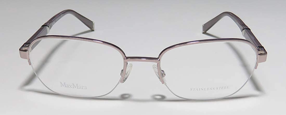 Max Mara 1265 Womens/Ladies Designer Half-rim Spring Hinges Premium Quality Gorgeous Eyeglasses/Glasses