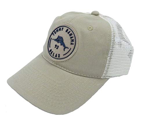 Tommy Bahama Men's Mesh Back Khaki Patch Ball Cap
