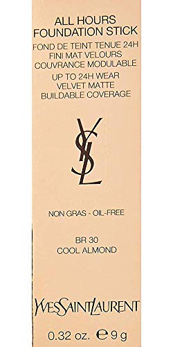 Yves Saint Laurent All Hours Paraben-Free Foundation Stick, BR 30 Cool Almond