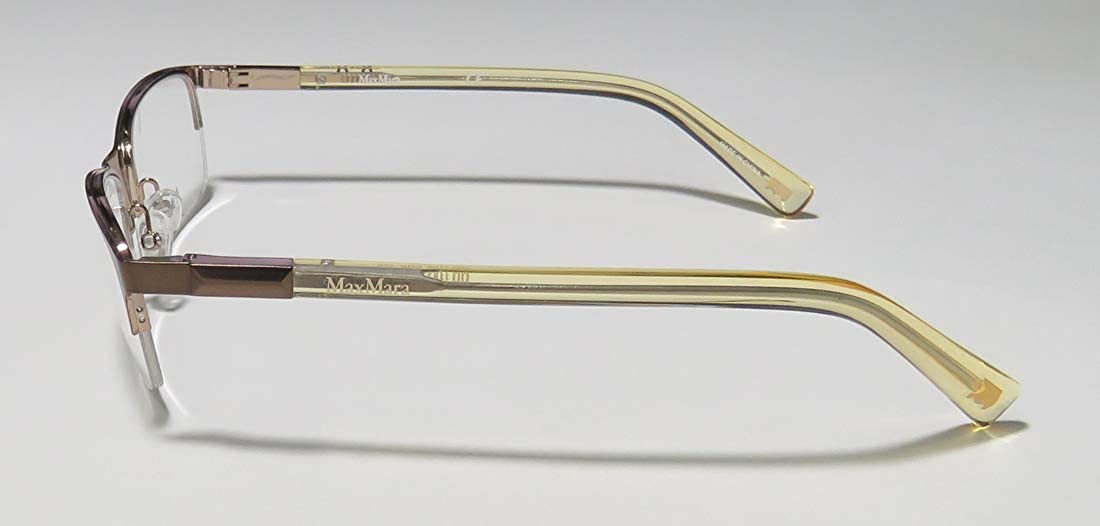 Max Mara 1184 Womens/Ladies Designer Half-rim Flexible Hinges Shape Authentic Exclusive Eyeglasses/Glasses