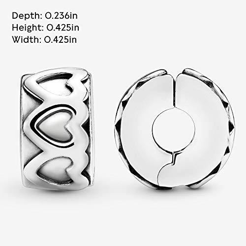Pandora Jewelry Row of Hearts Sterling Silver Charm - JOY2ESpree