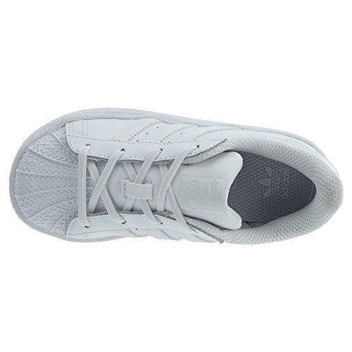 adidas Originals Unisex-Baby Superstar Elastic Sneaker, White/White/White