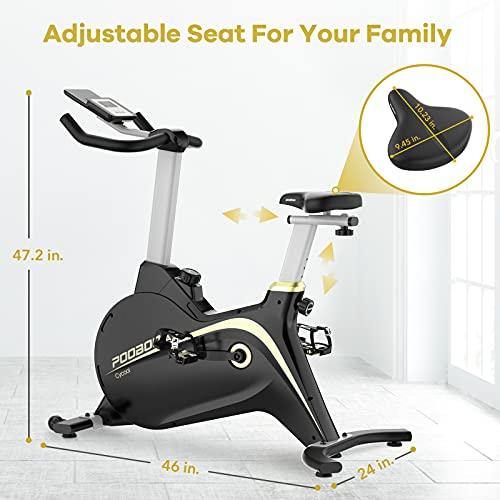 Cycool Exercise Bike Stationary Bike with Adjustable Magnetic Resistance All-Inclusive Flywheel Indoor Cycling Bike - JOY2ESpree