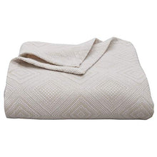 
                        
                          Load image into Gallery viewer, Tommy Bahama Palm Desert Blanket, King, Natural
                        
                      