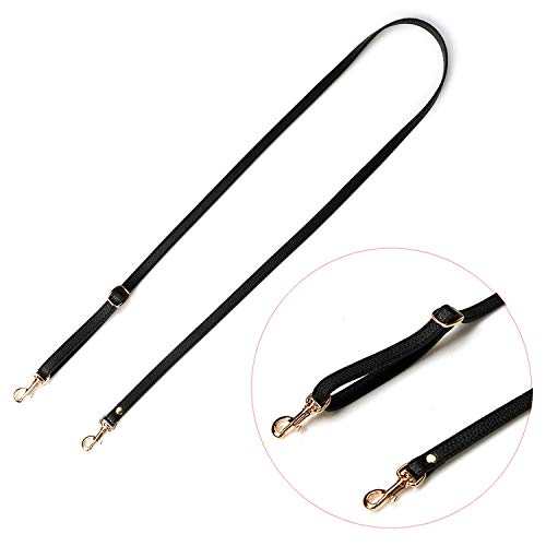 VanEnjoy Adjustable Genuine Leather Crossbody Straps Replacement - Width 1/2“, Length 25”-51”