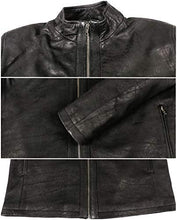 
                        
                          Cargar imagen en el visor de la galería, Laverapelle Men's Genuine Lambskin Leather Jacket (Black-Snaff, Custom, Polyester Lining)-1501135
                        
                      