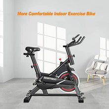 
                        
                          Cargar imagen en el visor de la galería, NEWFITMENT Indoor Cycling Bike Stationary, Belt Drive Workout Bike with Big Flywheel for Home,Cardio Training Cycle with LCD Monitor - JOY2ESpree
                        
                      