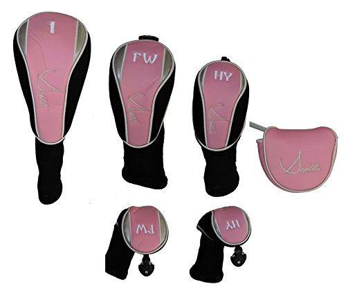 Sephlin - Lady E Pink Left Hand 7 Pieces Golf Clubs Set & Golf Bag Age 3-6 - JOY2ESpree
