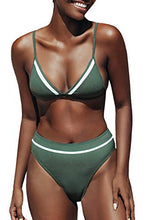
                        
                          Cargar imagen en el visor de la galería, CUPSHE Women's High Waist Bikini Swimsuit Triangle Padded Two Piece Bathing Suit
                        
                      
