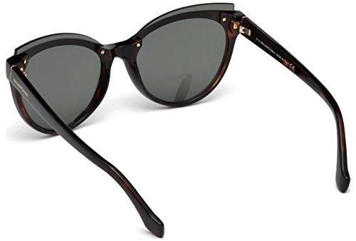 Dark Havana Front/Dark Havana Temple/Rose Gold Logo/Green Lenses One Size