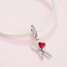 
                        
                          Load image into Gallery viewer, Pandora Jewelry Happy Bday Balloon Dangle Cubic Zirconia Charm in Sterling Silver - JOY2ESpree
                        
                      