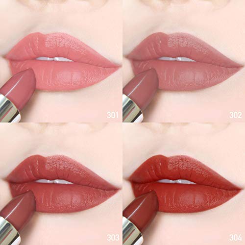 Semi Matte Vegan Lipstick with Creamy Satin Finish, Burnt Sienna