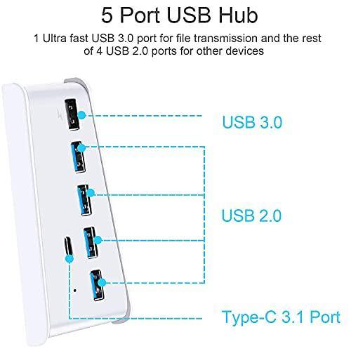 PS5 USB hub, 5 Port USB Hub for PS5 - JOY2ESpree