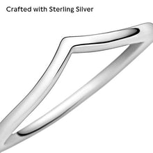 
                        
                          Load image into Gallery viewer, Pandora Jewelry Polished Wishbone Sterling Silver Ring - JOY2ESpree
                        
                      