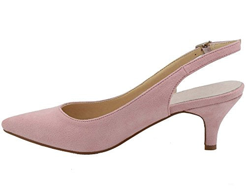 Greatonu Womens Slingback Dress Pump