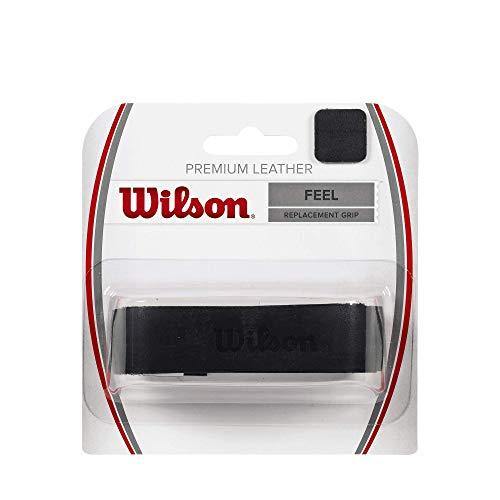 Wilson Sporting Goods Leather Tennis Grip - Black, One Size (WRZ470300) - JOY2ESpree