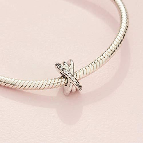 Pandora Jewelry Sparkling and Polished Lines Spacer Cubic Zirconia Charm in Sterling Silver - JOY2ESpree