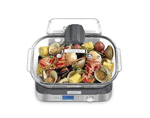 Cuisinart Digital Glass Steamer, One Size, Stainless Steel - JOY2ESpree