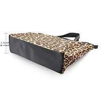 
                        
                          Load image into Gallery viewer, Tote Bag with Leopard Printed Elements for Women School Work Travel and Shopping (Large)
                        
                      