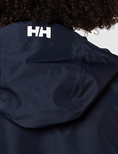 Helly-Hansen Women's Long Belfast Waterproof Windproof Breathable Raincoat Jacket With Hood