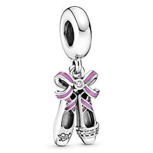 
                        
                          गैलरी व्यूवर में इमेज लोड करें, Pandora Jewelry Ballerina Shoes Dangle Cubic Zirconia Charm in Sterling Silver - JOY2ESpree
                        
                      