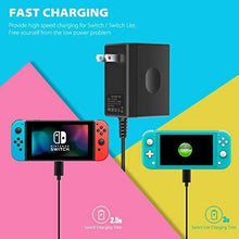 
                        
                          Load image into Gallery viewer, Switch Charger Compatible with Switch and Switch Lite,AC Adapter for Switch - JOY2ESpree
                        
                      