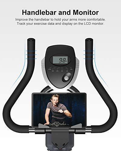 BARWING Magnetic Indoor Cycling Bike Exercise Bike Stationary Workout Bike with Professional Handlebar for Home Use Gray - JOY2ESpree