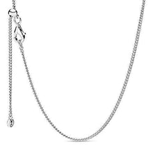
                        
                          Load image into Gallery viewer, Pandora Jewelry Curb Chain Sterling Silver Necklace, 23.6" - JOY2ESpree
                        
                      