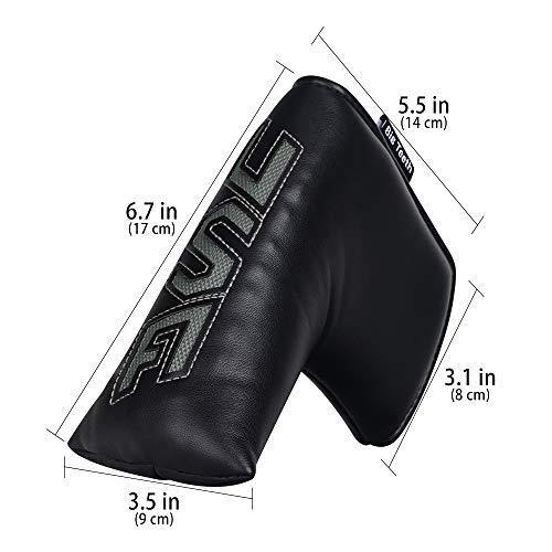 Big Teeth Golf Blade Putter Cover Head Covers Club Protector Magnetic Bar Closure USA Pattern for Scotty Cameron Taylormade Odyssey - JOY2ESpree