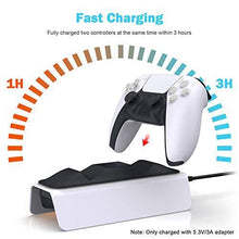 
                        
                          Load image into Gallery viewer, NexiGo Upgraded PS5 Controller Charger with Thumb Grip Kit - JOY2ESpree
                        
                      