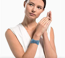 
                        
                          Load image into Gallery viewer, Swarovski POWER COLLECTION SLAKE Bracelet, Light Blue - 5523043 - JOY2ESpree
                        
                      