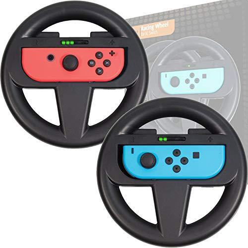 Orzly Nintendo Switch Steering Wheel, Twin Pack - JOY2ESpree