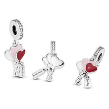 
                        
                          Load image into Gallery viewer, Pandora Jewelry Happy Bday Balloon Dangle Cubic Zirconia Charm in Sterling Silver - JOY2ESpree
                        
                      