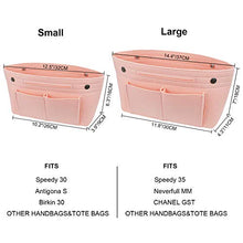 
                        
                          Muat gambar ke penampil Galeri, YIICOOLY Felt Tote Handbag Purse Organizer Insert Divider Shaper Bag in Bag
                        
                      