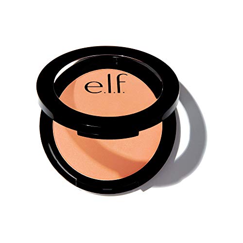 e.l.f, Primer-Infused Blush, Long-Wear, Matte, Bold, Lightweight, Blends Easily, Contours Cheeks, Always Cheeky, All-Day Wear, 0.35 Oz