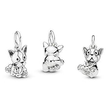 
                        
                          Load image into Gallery viewer, Pandora Jewelry Bulldog Puppy Dog Dangle Sterling Silver Charm - JOY2ESpree
                        
                      