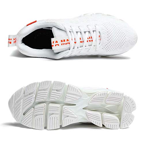 Pozvnn Mens Blade Sneakers Athletic Running Shoes Non Slip Walking Fashion Tennis Shoes