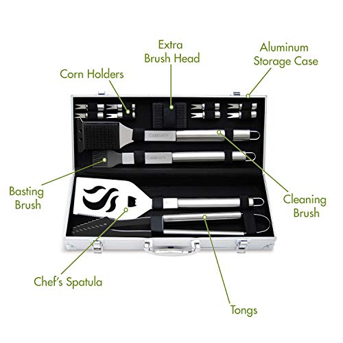 Cuisinart CGS-5014 Deluxe Grill Set, 14-Piece, Stainless Steel - JOY2ESpree