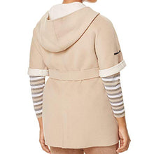 
                        
                          Load image into Gallery viewer, MARINA RINALDI Women's Nadia Short Sleeve Coat, Beige
                        
                      
