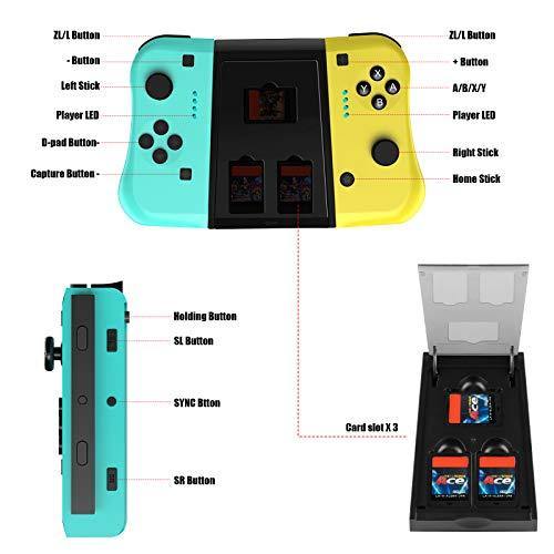 JAMSWALL Joy Con Controller Compatible for Nintendo Switch - JOY2ESpree
