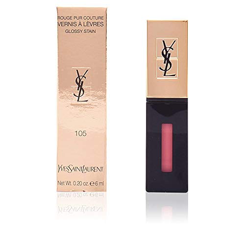 Yves Saint Laurent Rouge Pur Couture Vernis a Levres Glossy Stain Corail Aquatique, 0.2 Ounce
